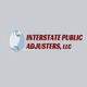 Logo of Interstate Public Adjusters, LLC with a globe graphic on a gray background.