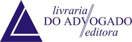 Logo da Livraria do Advogado Editora com triângulo azul à esquerda e texto à direita.