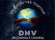 Globe with two hands touching, text: "We Get Better Together. DMV Life Coaching & Consulting."