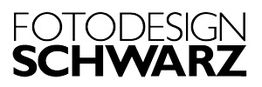 Textlogo "Fotodesign Schwarz" in schwarzer Schrift auf weißem Hintergrund.