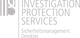 Logo mit der Aufschrift "Investigation Protection Services, Sicherheitsmanagement Detektei".