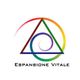 Logo con triangolo colorato e spirale interna, testo "Espansione Vitale".