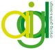 Logo mit den Buchstaben "aigl" in Grün und Gelb, daneben steht "anja ilg grafik & design".