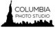 Silhouette of a skyline with "Columbia Photo Studio" text above.