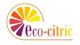 Logo de Eco-citric con un diseño cítrico en colores cálidos.