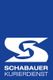 Logo mit blauem Hintergrund: "Schabauer Kurierdienst" in weißer Schrift.