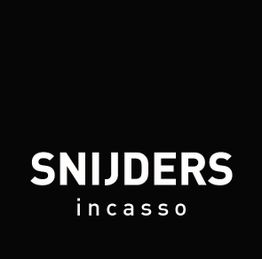 Zwart logo met witte tekst: "SNIJDERS incasso".