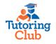 Logo of Tutoring Club featuring two figures and a graduation cap.