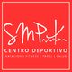 Logo rojo de SMPK Centro Deportivo: natación, fitness, pádel, salud.