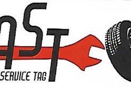 AST Auto Service Tag Logo