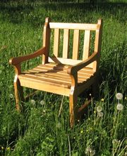 Gartenstuhl aus Eiche