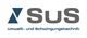 SUS-Logo, Text: "Umwelt- und Schwingungstechnik" in Blau und Grau.