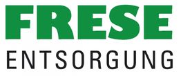 Logo mit Text "Frese Entsorgung" in Grün und Schwarz.