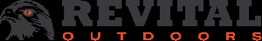 Logo with a stylized eagle and the text "Revital Outdoors."