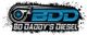 "Bo Daddy's Diesel logo with turbocharger design and blue 'BDD' initials on black background."