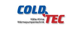 Logo der Firma Cold-Tec für Kälte-Klima Wärmepumpentechnik in blau und rot.