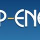 Logo con scritta "CO-ENERGY" su sfondo blu, la "O" è un sole stilizzato in colore giallo.