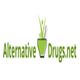 Logo with green mortar and pestle, text: "Alternative Drugs.net."