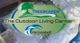 Logo with "Treescapes: The Outdoor Living Center" and "Big Wave Pools" on a blurred background.