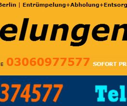 Entrümpelungen in Berlin z.B. 14qm-300Euro