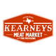 Kearneys Meat Market logo with "Established 1889" featuring Texas, fine provisions.