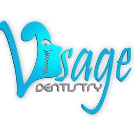 Visage Dentistry logo with a stylized face and turquoise text.