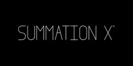 Text "SUMMATION X" on a black background.