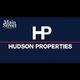Dark blue logo with "HP Hudson Properties" and "Main Street Realty" text.