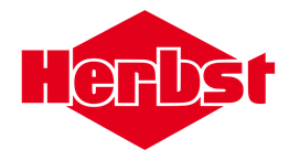 Text "Herbst" in Weiß auf rotem Sechseck.