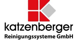 Logo von Katzenberger Reinigungssysteme GmbH mit roten und grauen grafischen Elementen.