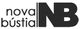 Logotipo con texto "nova bústia NB" en fuente moderna negra sobre fondo blanco.