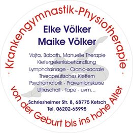 Kranken-Physiotherapie, Elke und Maike Völker, Therapieangebote, Kontaktadresse, Ketsch.