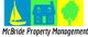 Logo with sailboat, house, and tree icons. Text: "McBride Property Management."