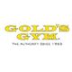 Gold's Gym logo with yellow text: "The Authority Since 1965."