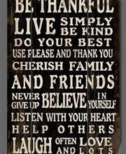 Be thankful