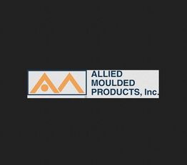 Logo: Allied Moulded Products, Inc. with orange geometric design on a black background.