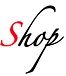 Schriftzug "Shop", das "S" in Rot und restliche Buchstaben in Schwarz.