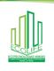 Logo de Ecolife con rascacielos verdes y texto sobre ecotecnologías y construcción sostenible.
