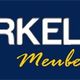 Logo met tekst "OPMERKELIJK Meubelspuiterij" en een icoon van een gele spuitpistool.