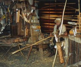Handwerksvorführung auf historischen Events