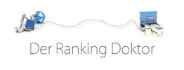 Figuren mit Computern und Globus. Text: "Der Ranking Doktor".