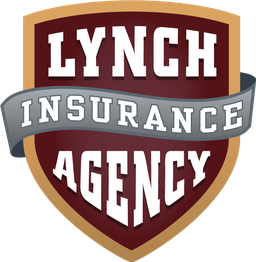 Shield logo with "Lynch Insurance Agency" text on it.