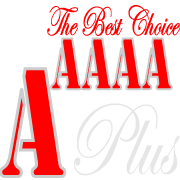 Red "AAAA" and "A Plus" with "The Best Choice" text.