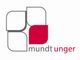Logo mit vier Quadraten und Schriftzug "mundt unger" darunter.