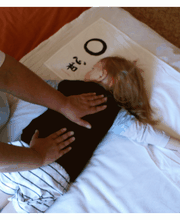 Meine jüngste Klienten beim relaxen