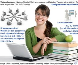 Webcollege xpe - Training & Online-Nachhile - Einzel- und Gruppenunterricht