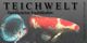 Fische schwimmen unter dem Schriftzug "Teichwelt", ein zertifizierter Fachhändler.