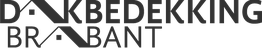 Logo met tekst "DAKBEDEKKING BRABANT" in zwarte letters.
