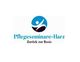 Logo mit stilisierter Figur, Text: "Pflegeseminare-Harz, Zurück zur Basis".