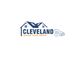 Logo for Cleveland Garage Door Repair featuring a house and a car.